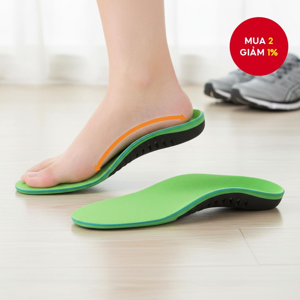 Lót đế vòm chỉnh hình hỗ trợ giảm đau gót chân và viêm cân gan chân, cỡ XS EU 35-37