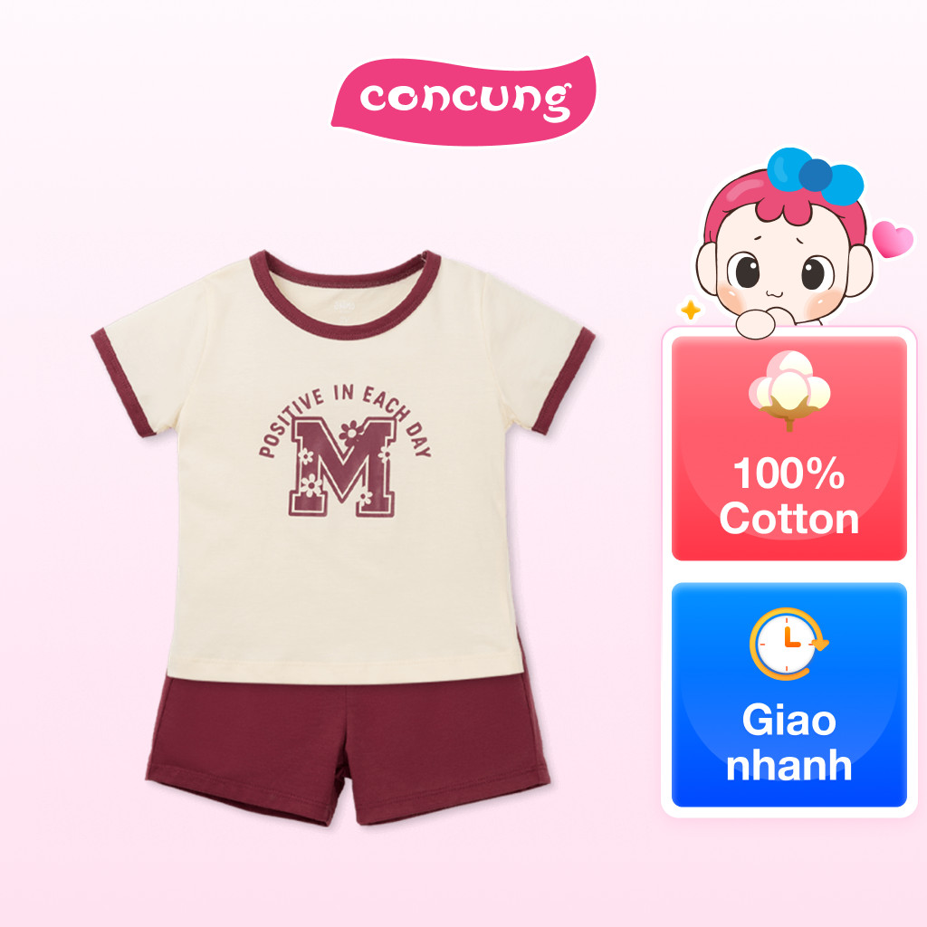 Bộ bé gái ngắn Animo Easy TX0925056 (2Y,Kem-đô,TT02)