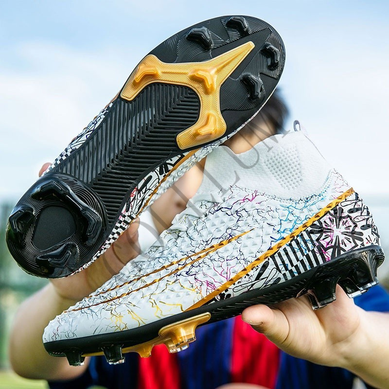 Nam Nữ Cao Cấp Giày Bóng Đá Chống Trơn Trượt Giày Bóng Đá Thoáng Khí Huấn Luyện Futsal Giày Thể Thao