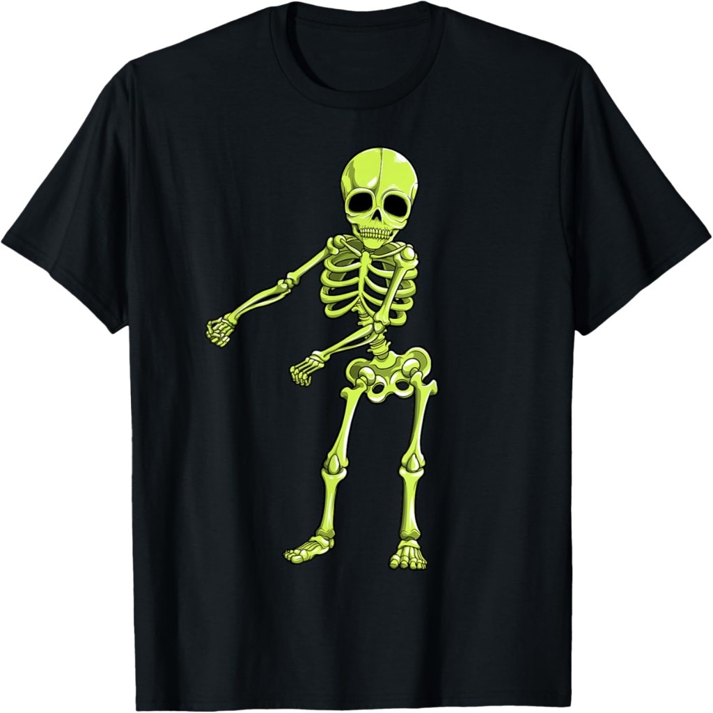 Áo thun Floss Dance Skeleton T Shirt Halloween Kids Boys Flossing T-Shirt