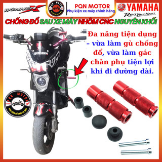 Gù Chống Đổ Nhôm Trụ Ốc Gắn 8 Ly- Nhôm CNC Nguyên Khối Gắn Honda, Yamaha Với Vị Trí Gắn Gù Ốc 8 Ly