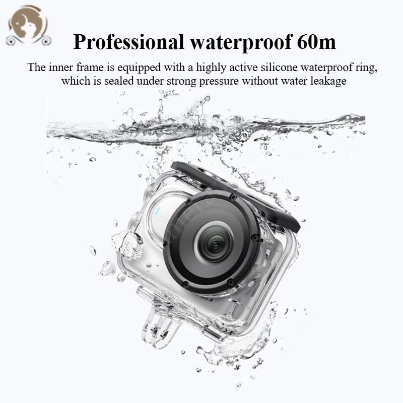For Insta360 GO3/GO3S Case Waterproof 60M Housing Diving Protective Camera Underwater Cover