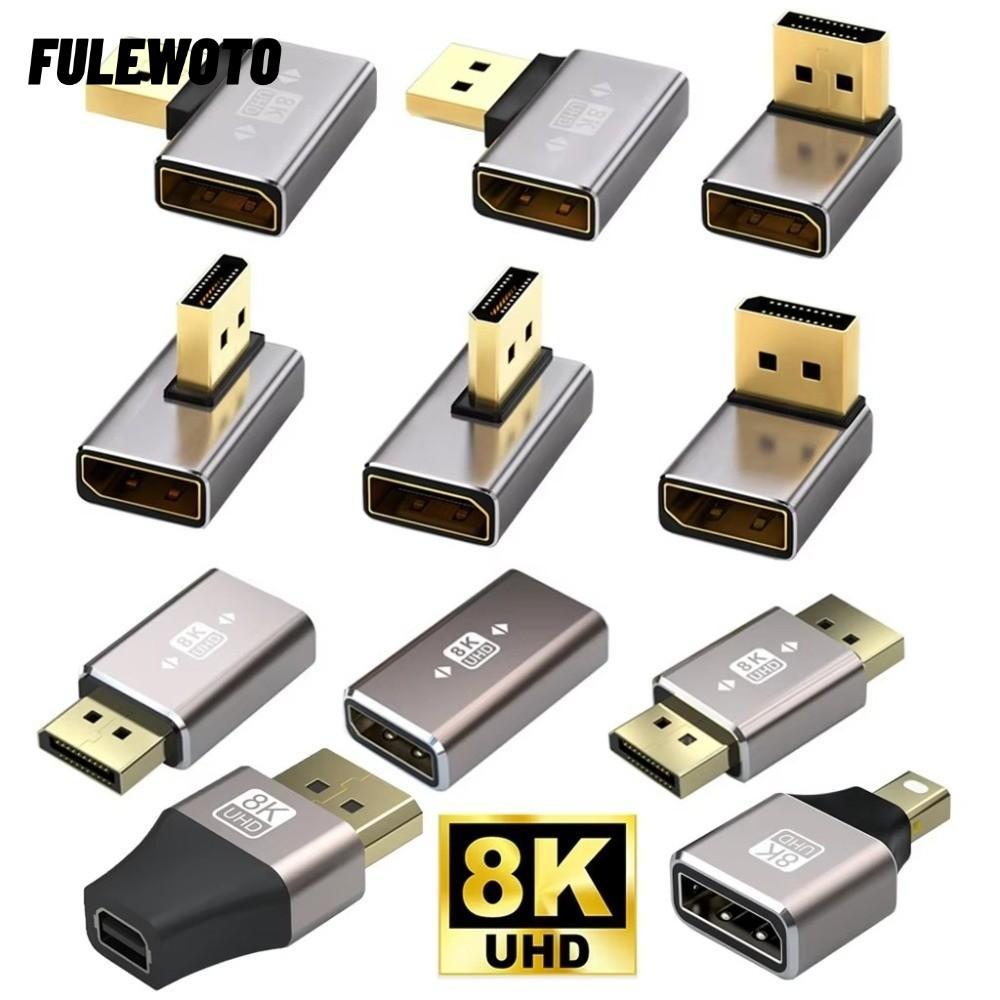 FILEWOOTO DP Bộ chuyển đổi nam sang nữ, Bộ chuyển đổi cổng hiển thị DP1.4 8K 60Hz, Bộ mở rộng cáp DP