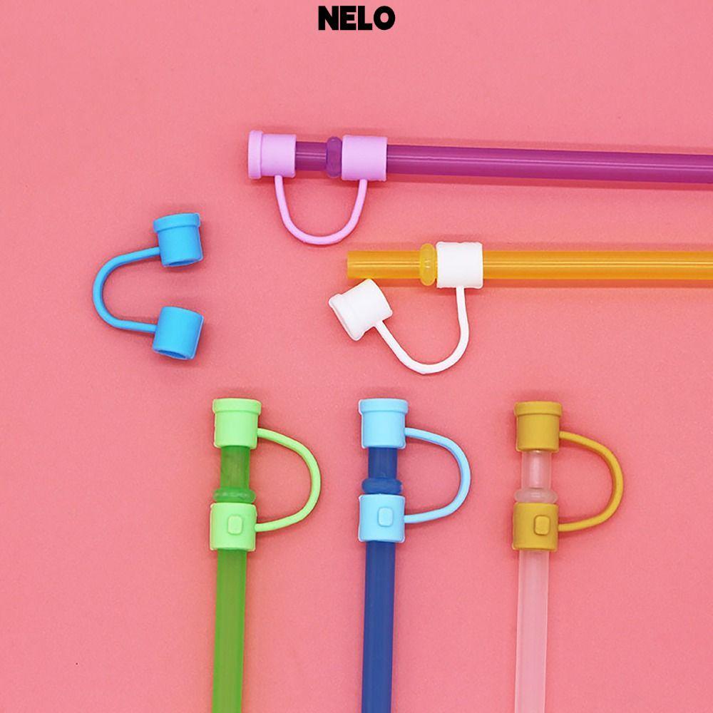 NELO Ống Hút Topper, Vỏ Ống Hút 8 Mm Chống Bụi, Bảo Vệ Nắp Di Động Niêm Phong Tốt Đầu Ống Hút Nắp Ch