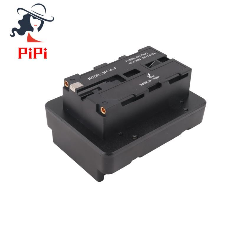 Pin V Mount V-Lock sang NP-F F550 F570 F750 F970 Bộ chuyển đổi pin giả màu đen Tấm chuyển đổi pin Tấ