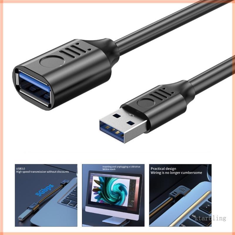 Cáp nối dài USB Star USB 3 0 Nam sang Nữ Tốc độ 5Gbps Dữ liệu USB 90 độ