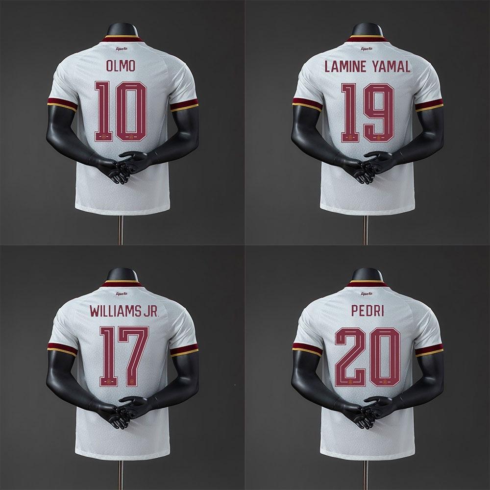2026 Meijiamo World Cup Tây Ban Nha Sân Khách Phiên Bản Cầu Thủ Jersey Yamar / Pedri Ngoại Thương Áo