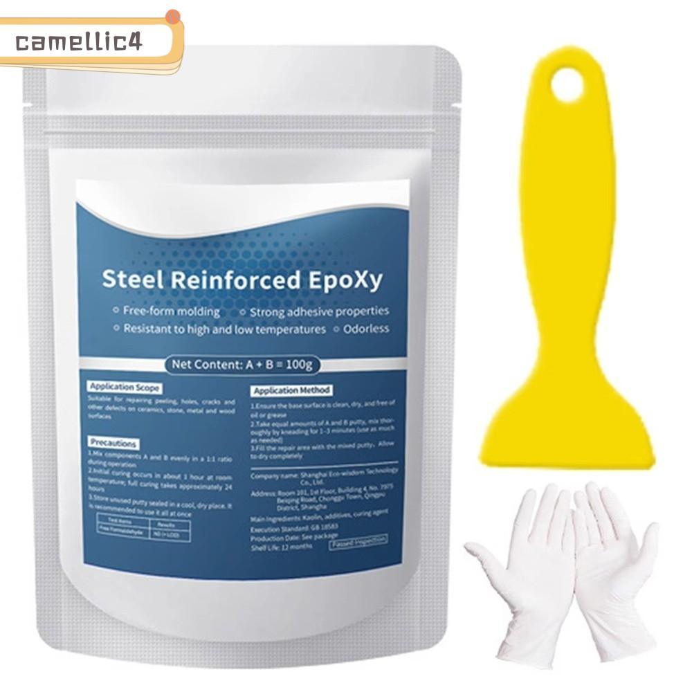 ICAMELLI Epoxy Putty Repair Kit, Chịu Nhiệt Thép Chống Dầu Gia Cố Epoxy Sửa Chữa Putty, Sửa Chữa Rò 