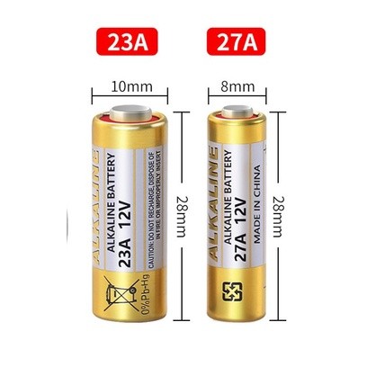 Pin 12V 23A 27A Alkaline Battery Điều Khiển Từ Xa