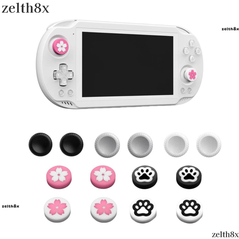 ZELLH 4 Máy Chơi Game Cần Điều Khiển Rocker, Phụ Kiện Silicon Nắp Cần Điều Khiển Lớn, Mũ Thay Thế Nh