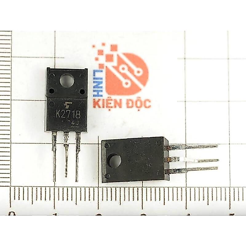 Combo 3 chiếc ​K2718, 2SK2718 Mosfet Kênh-N 900V/2.5A TO-220F