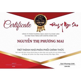 ngọc sâm chính hãng 50ml (CÒN HÀNG )