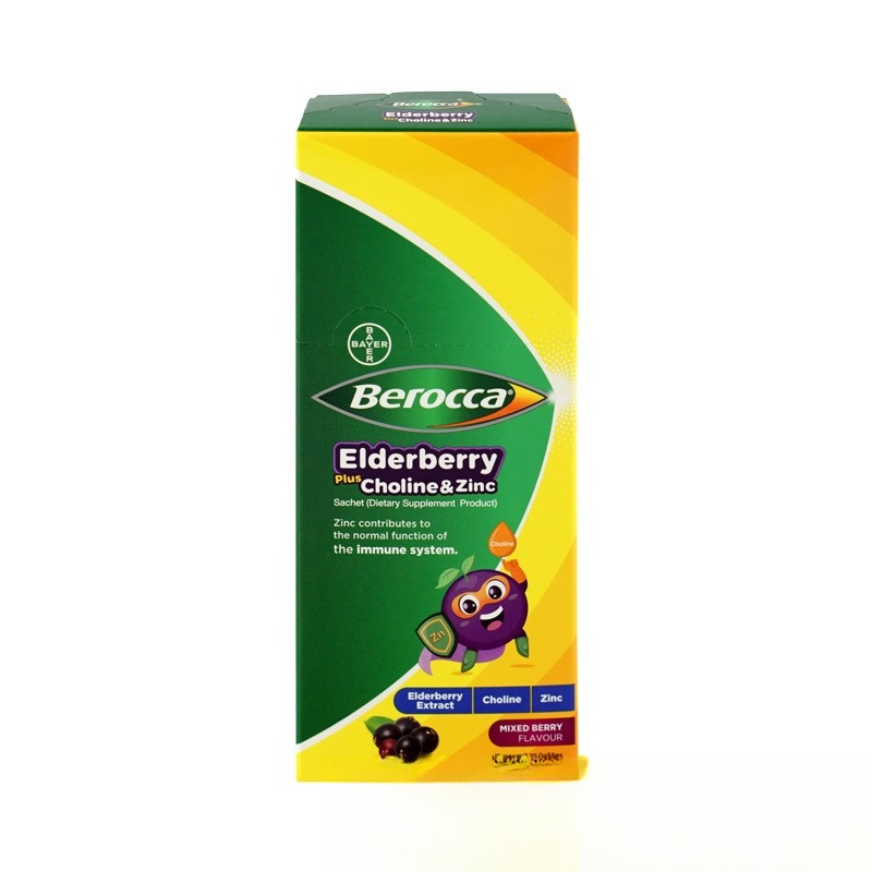 BEROCCA ELDERBERRY CHOLINE & ZINC 10ML.7