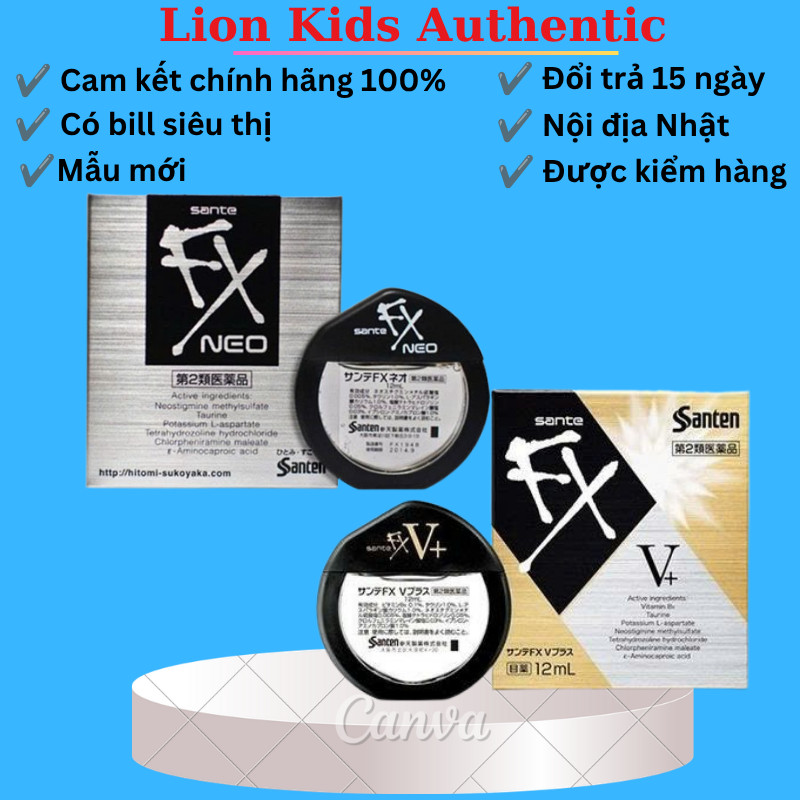 Nước Nho/Mắt Sante Fx Neo Nhật Bản