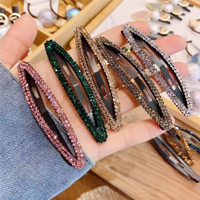 Gãy Tóc Đơn Giản Kẹp Tóc BB Nổ Kẹp Bên Kẹp Tóc Mũ Đội Đầu Kẹp Phụ Kiện Tóc Nổ Kẹp WF8Z