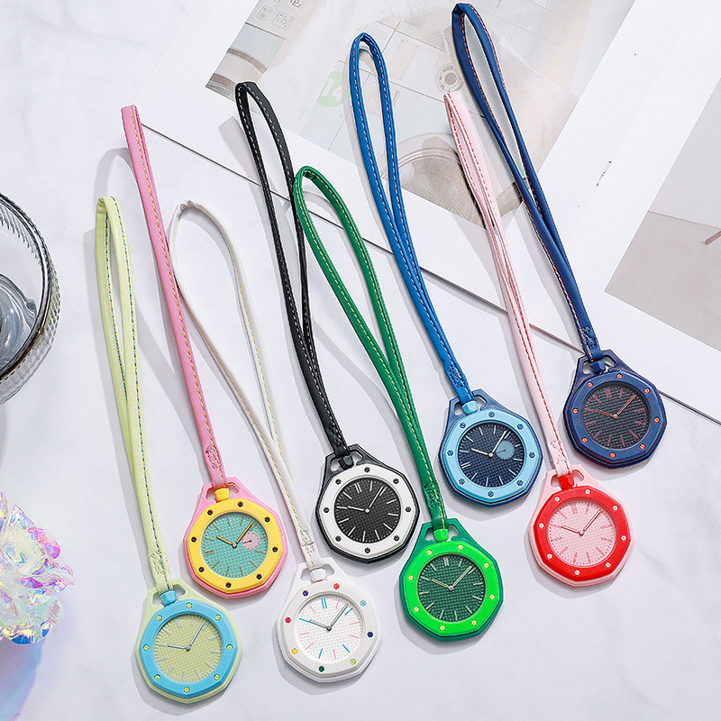 Đồng hồ bỏ túi chung Royal Octagonal Pocket Watch ap Watch sw Halter Watch Quartz Ready Stock Royal 