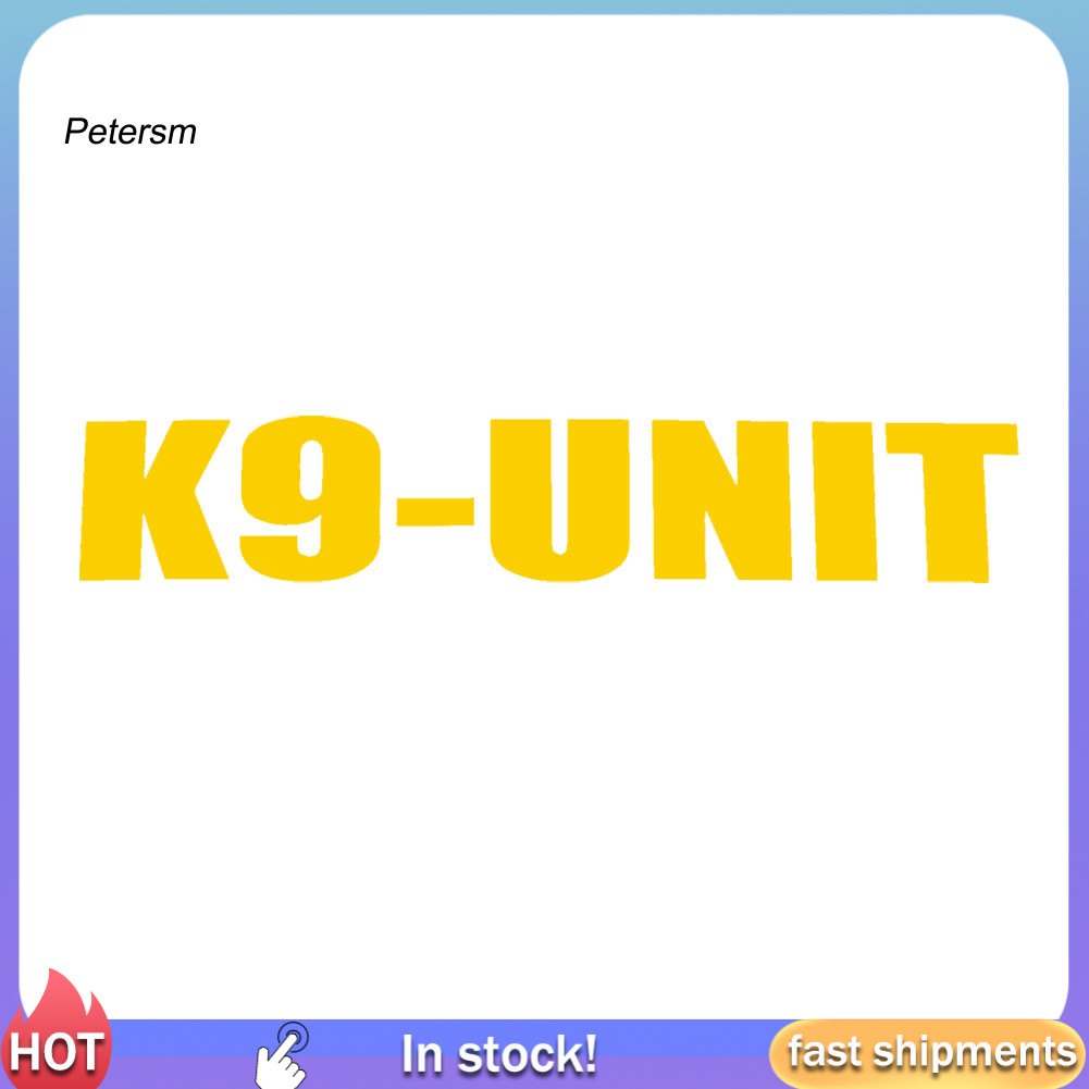 PP K9-Unit Xe Kiểu Dáng Thân Xe Cửa Sổ Phản Quang Đề Can Dán Trang Trí