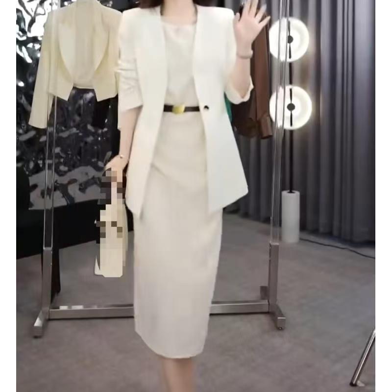 2479 Daaimei Yiyuan 2024 Phong Cách Mới Thời Trang OL Phù Hợp Với Váy Blazer + Đầm Hai Mảnh Quần Áo 