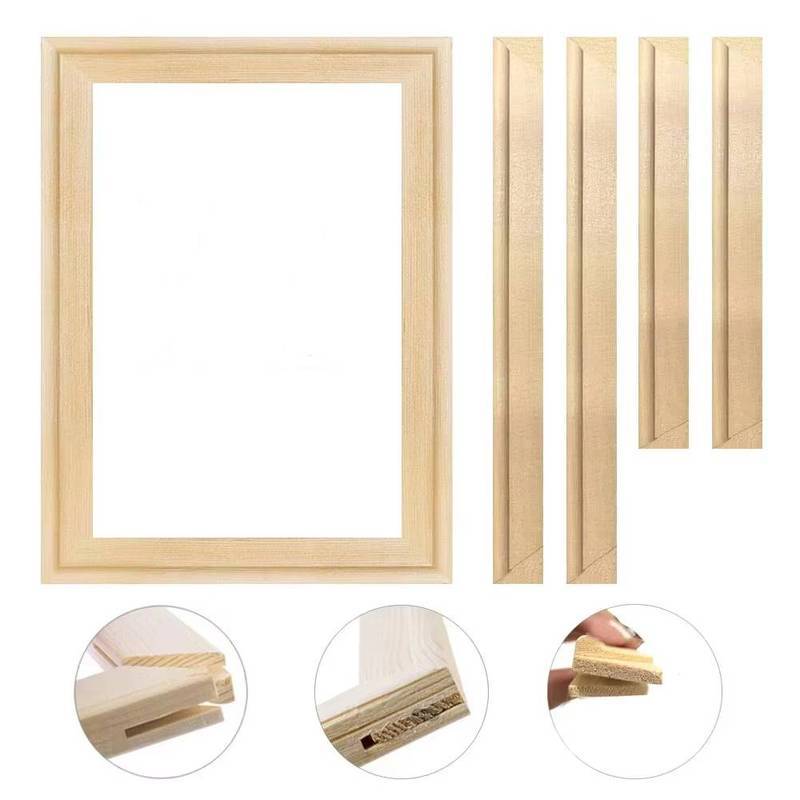 DIY Wood Frames 20x30cm 30x40cm 40x50cm 40x60cm 50x70cm Canvas Oil Painting Photo Frames Wood Frame 