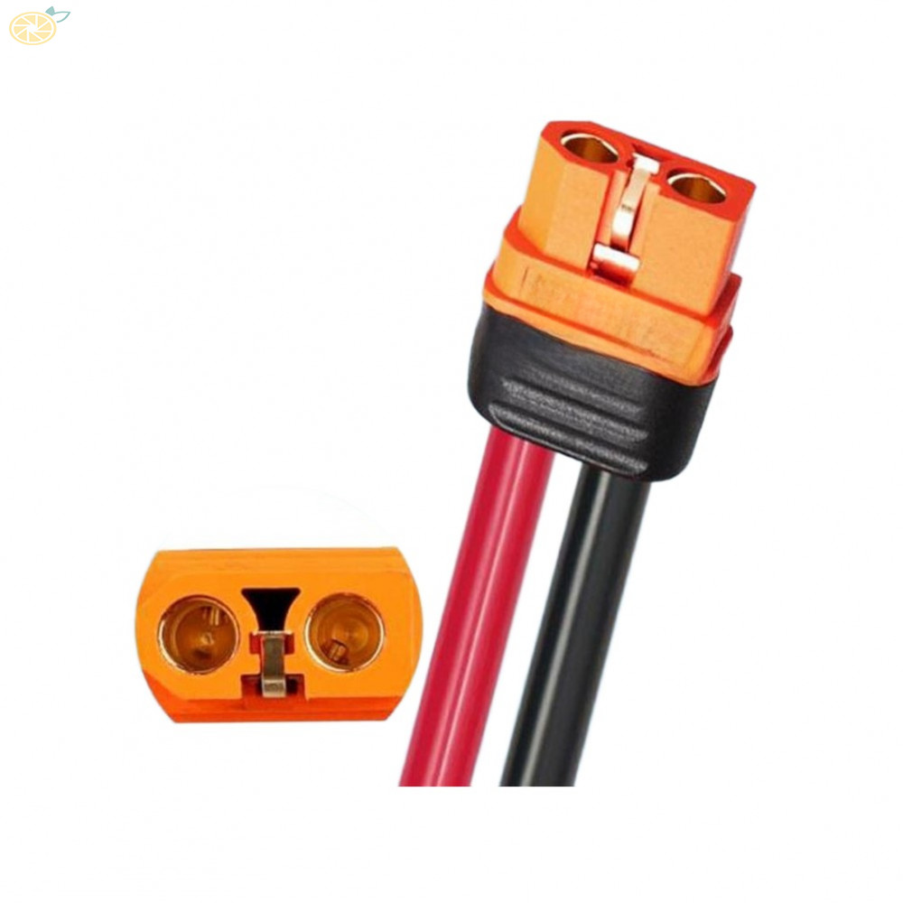 DC7909 Nữ đến Dây nguồn nữ XT60-IF 0. 14AWG 2.0mm2 cho tấm pin mặt trời