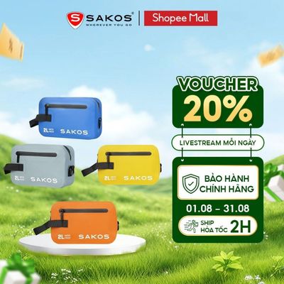 Túi Khô Phụ Kiện Chống Nước SAKOS BRINY 2 Lít Chống Nước Tuyệt Đối Gọn Nhẹ Dễ Mang