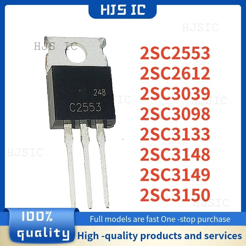 5 CHIẾC C2553 C2612 C3039 C3098 C3133 C3148 C3149 C3150 2SC2553 2SC2612 2SC3039 2SC3098 2SC3133 2SC3