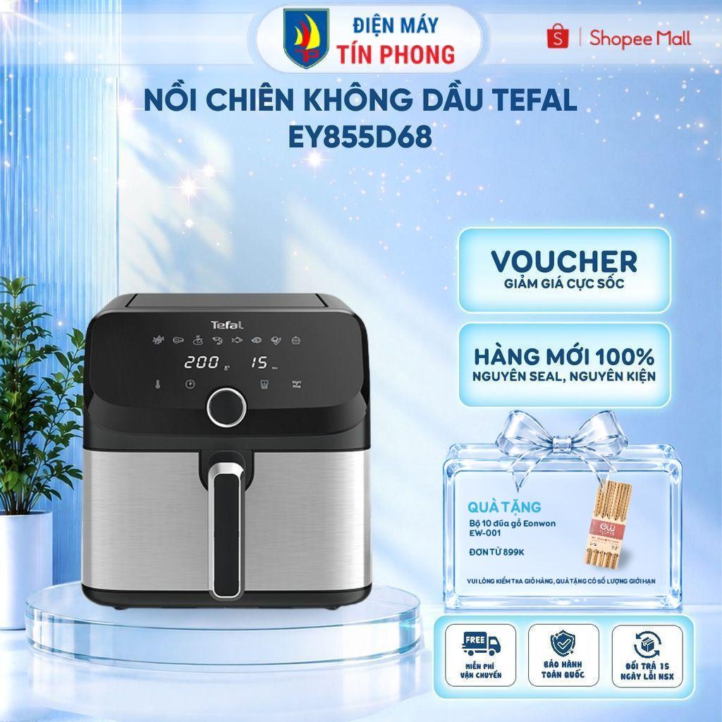 Nồi chiên không dầu Tefal EY855D68 dung tích 7.5 lít - Hàng chính hãng, bảo hành 24 tháng