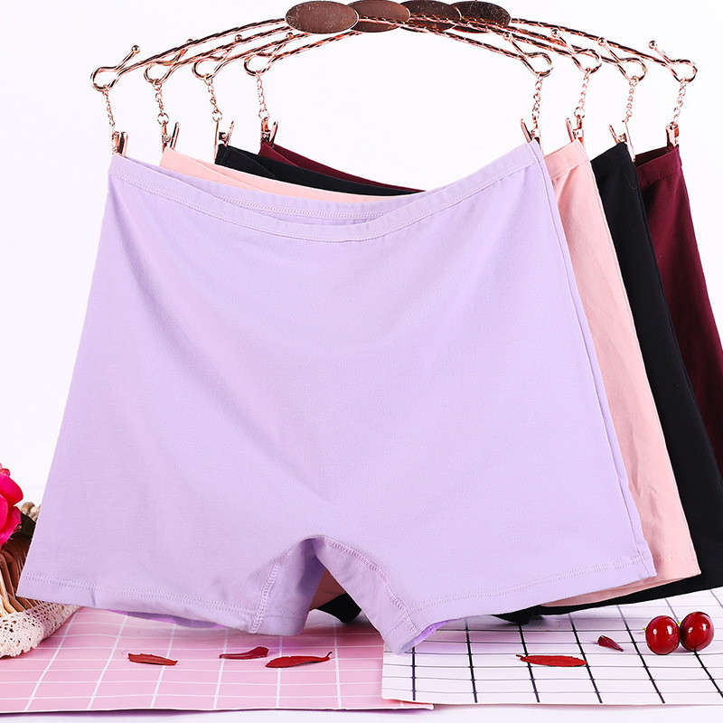 Size Lớn Nữ Boxer Quần Đùi Nữ Cotton Cao Cấp Phong Cách Béo Chị Boxer Quần Đùi Béo mm Boxer Quần Sho