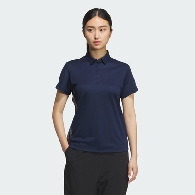 adidas Đánh gôn Áo Polo Ngắn Tay Nữ Màu xanh da trời KC3391