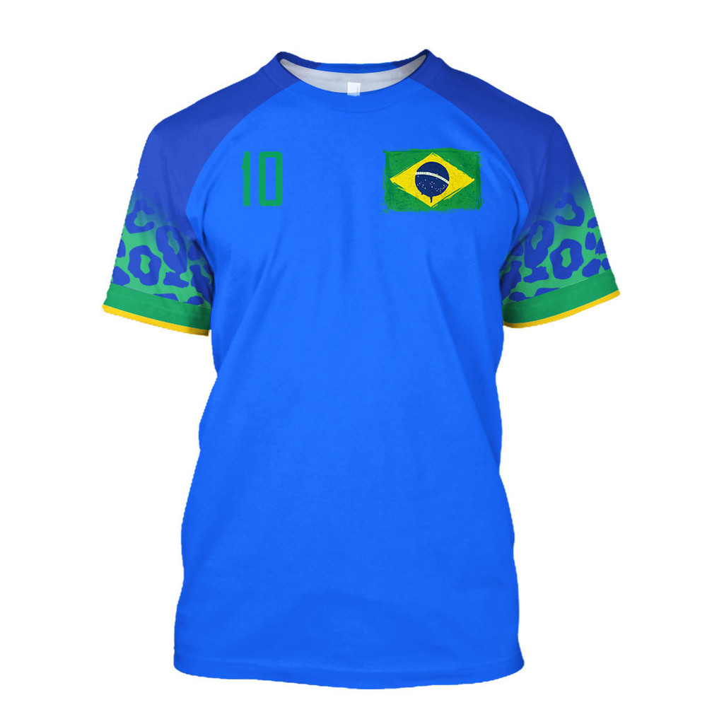 World Cup 2022 Áo đấu Brazil mới Số 10 trận đấu bóng đá hàng đầu phiên bản Thái Lan Nemal