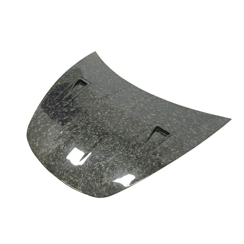 Nắp capo carbon cho Tesla Model 3 nắp máy có hốc gió phong cách thể thao