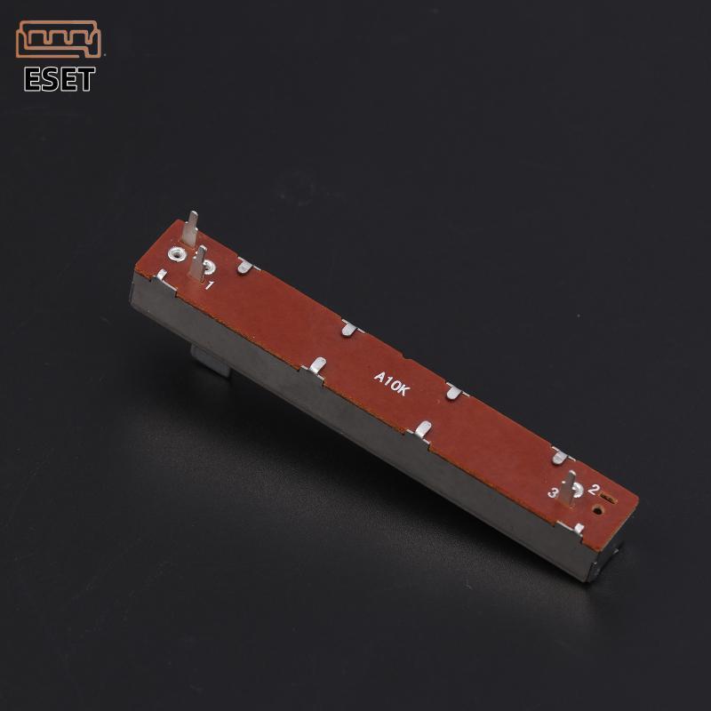 MỚI 88mm 3 chân Máy đo điện áp đơn A10K B10K Cầu trượt thẳng Máy trộn kênh đơn Fader Stroke 6MM HH