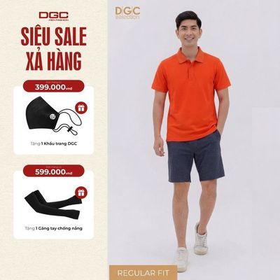 Áo Polo Ngắn Tay DGC Cổ Bẻ Dáng Suông Chất Vải Cao Cấp Thoáng Mát - SAPBB08M
