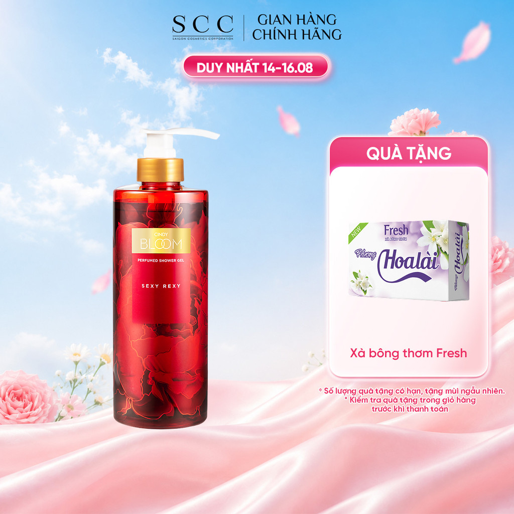 Sữa Tắm Nước Hoa CINDY BLOOM Sexy Rexy Hương Gợi Cảm Quyến Rũ 640g