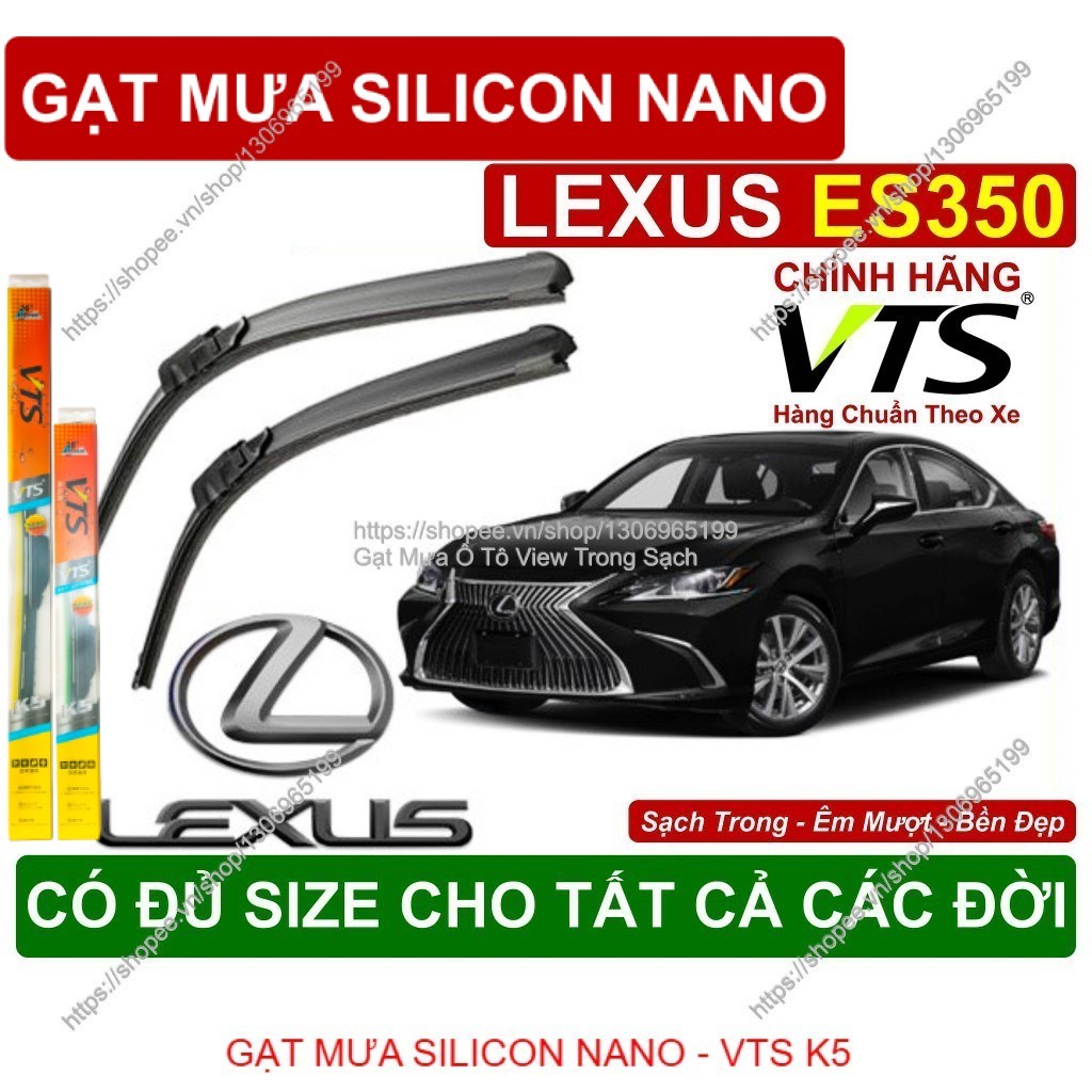 K5, Gạt Mưa Kính Lái Lexus ES350, Cặp Gạt Mưa Kính Lái Cho Các Dòng Xe Lexus ES350, Có Đủ Size Cho C