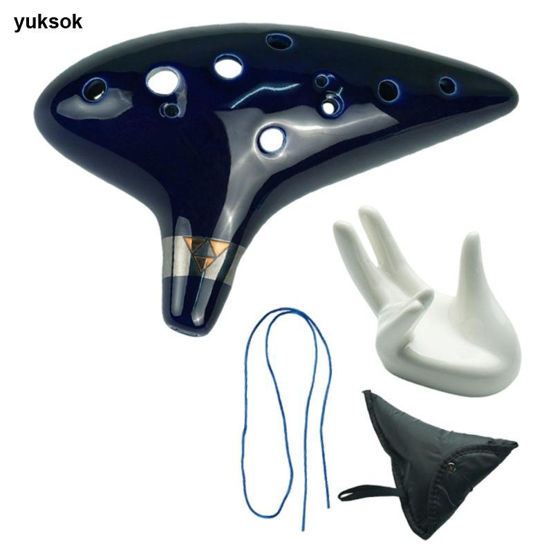 Sứ Ocarina 12 Lỗ Âm Thanh Cao Cấp Ocarina Nhạc Cụ Dành Cho Người Mới Bắt Đầu Bộ Sưu Tập Quà Tặng Trẻ