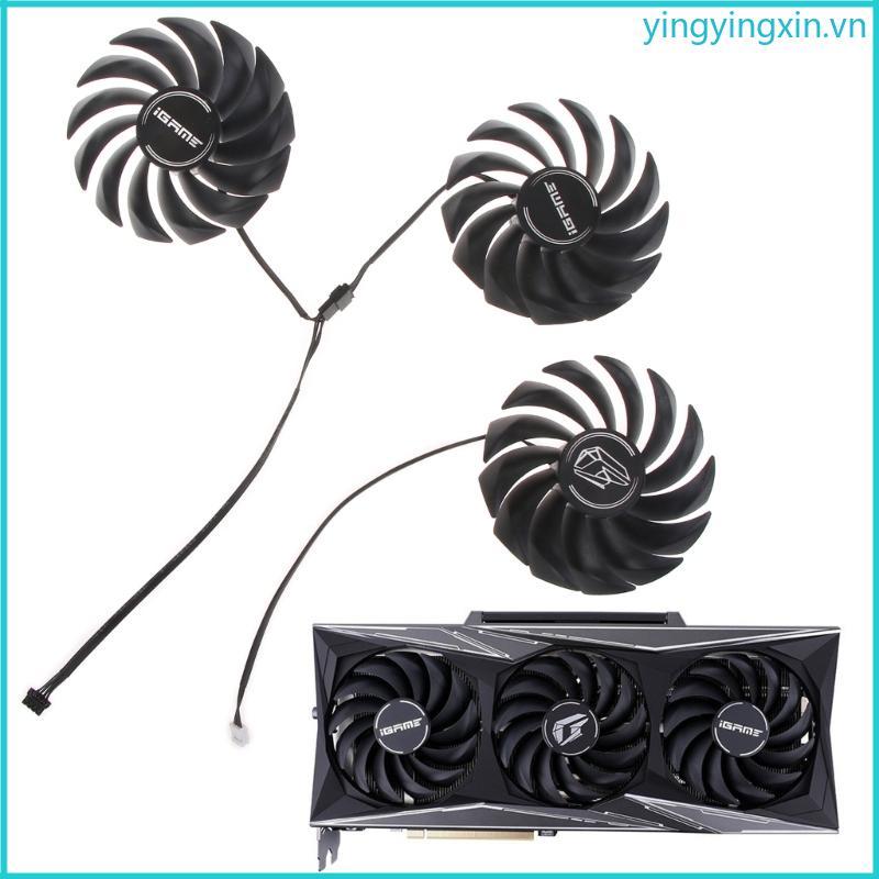 YIN Mới 88mm GPU Quạt Làm Mát 4Pin 12V Quạt Làm Mát Cho Nhiều Màu Sắc GeForce RTX3090Ti Vulcan 3080T