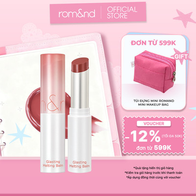 [Rom&nd] [Ve-easy] Son dưỡng màu tint Romand Glasting Melting Balm 3.5g