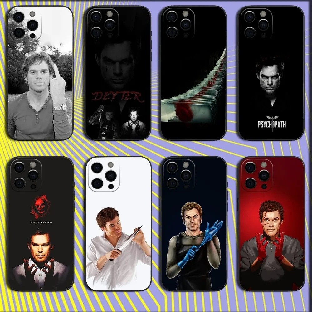 Ốp Điện Thoại TP-1 D-Dexter Morgan Cho iPhone 16,15,14,13,12,11, Pro, X, XS, Max, XR, Plus, Mini Mềm