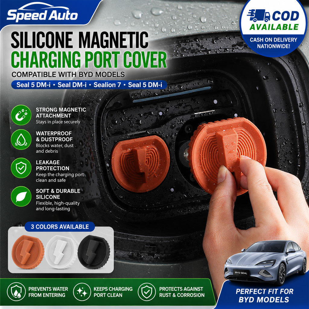 Phụ kiện BYD Vỏ cổng sạc từ tính bằng silicon Tương thích với BYD Seal 5 DM-i Sealion DM-i Sealion 7