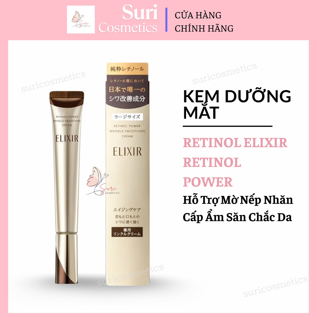 Kem Dưỡng Mắt Retinol Elixir Retinol Power 22g Hỗ Trợ Mờ Nếp Nhăn Cấp Ẩm Săn Chắc Da