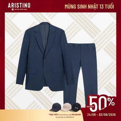 Bộ suit nam cao cấp Aristino Premio phù hợp với mọi dáng người ASU00302