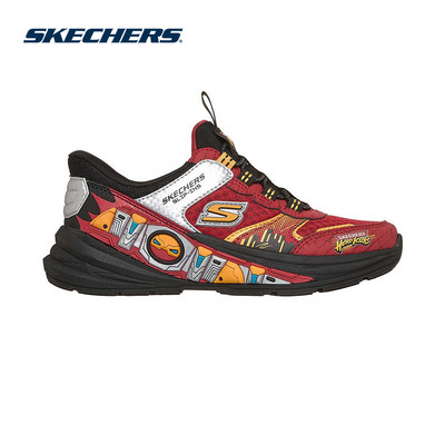 Giày Thể Thao Bé Trai Skechers Slip-Ins Hyper-Quest Where's My Skechers - 404212L-RDBK Air-Cooled Memory Foam