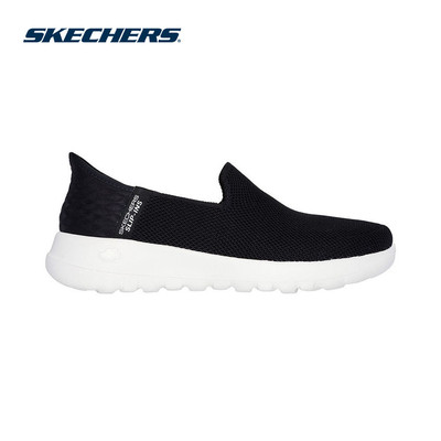 Giày Thể Thao Nữ Skechers Slip-ins GOwalk Joy Vela Đi Bộ - 124641-BKW Air-Cooled Memory Foam