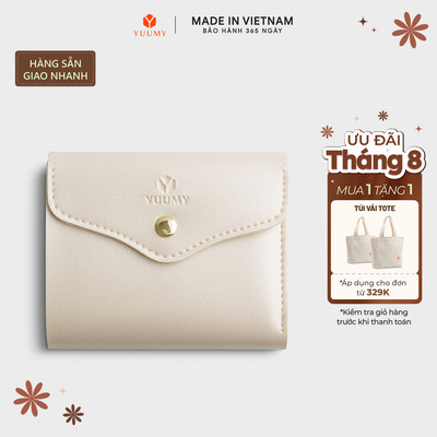 Ví Yuumy ( Thời trang nữ dáng cầm tay nhỏ gọn - Ví da Seasand YV59)