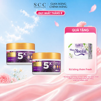 Combo 2 Tẩy Tế Bào Chết Hỗ Trợ Dưỡng Sáng Da Hương Nước Hoa Cindy Bloom 220g