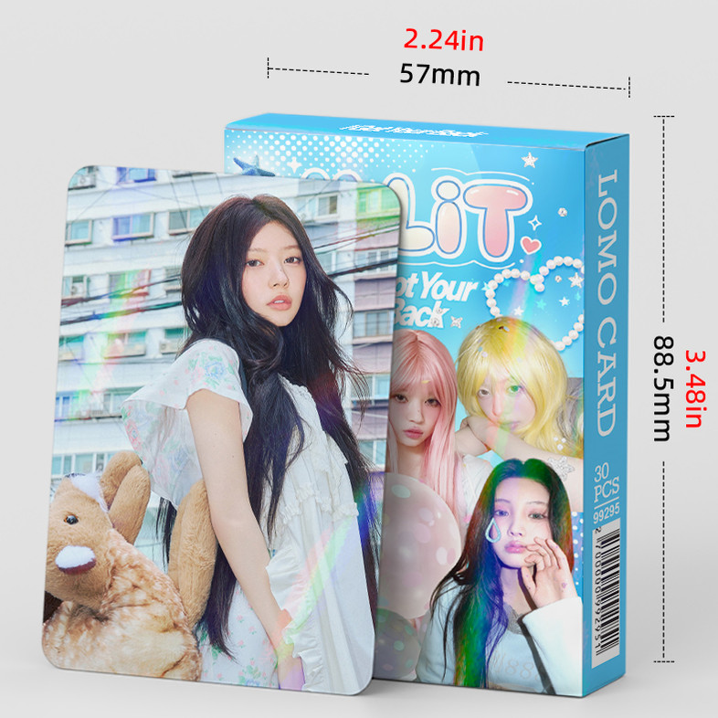 30-55 chiếc ILLIT MAMAHLAPINATAPAI Lomo Cards It 's Me Sunday Morning NOT DỄ THƯƠNG ANYMORE Topping 
