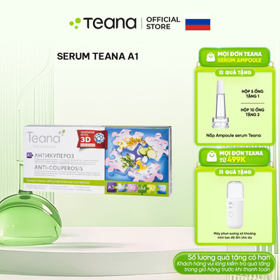 Serum Teana A1 Anti Couperosis giảm mẩn đỏ, giãn mao mạch 10ml/20ml