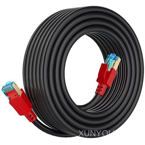 AOPOCKAN TECH Cat 8 Ethernet Cable 50 ft, Heavy Duty High Speed Internet Network Cable 26AWG 40Gbps 
