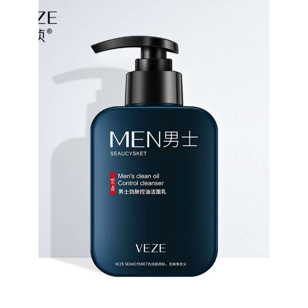 Fanzhen Men 's Strong Skin Cleanser Refreshing Cleaning Gentle Deep Cleaning Men 's Facial Cleanser 